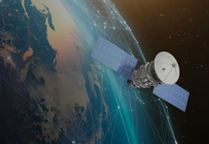 Ilustração de satélites orbitando a Terra, representando o programa da NASA