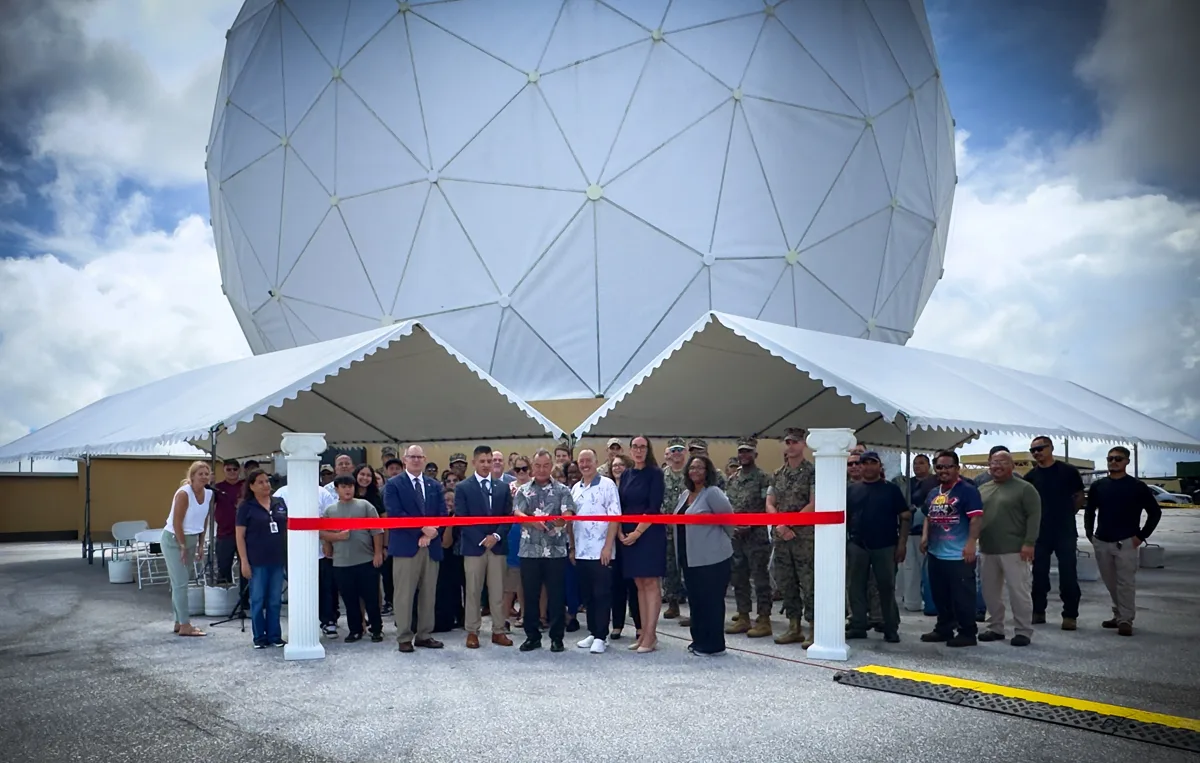 Antena da estação remota da NASA em Guam sendo celebrada após recuperação completa