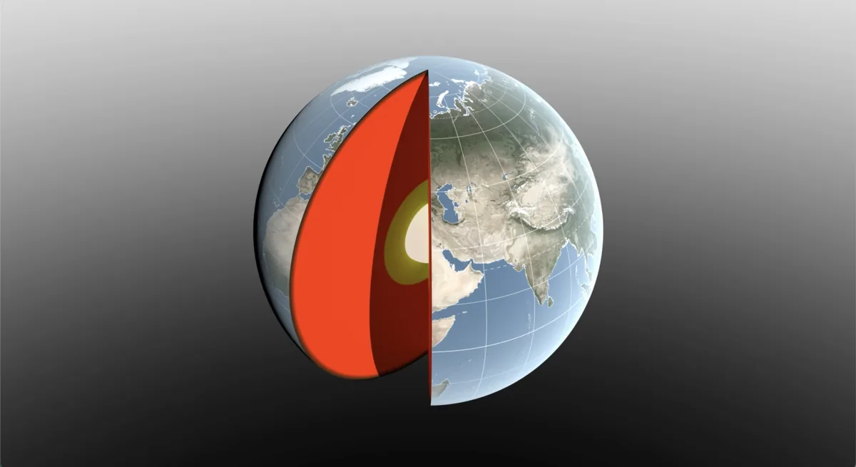 Imagem ilustrativa de satélites orbitando a Terra com gráficos de deslocamento